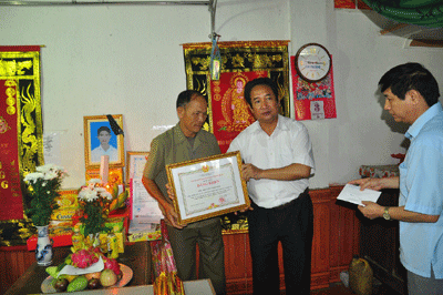 Chủ tịch nước gửi thư thăm hỏi,  động viên gia đình em Nguyễn Văn  Nam