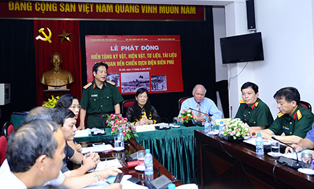 Phát động hiến tặng hiện vật, kỷ vật, tư liệu, tài liệu liên quan đến Chiến dịch Điện Biên Phủ