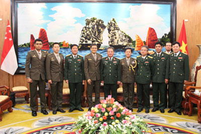 Thúc đẩy hợp tác quốc phòng Việt Nam-Singapore tương xứng với tiềm năng