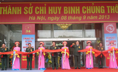 Khánh thành Sở chỉ huy Binh chủng Thông tin liên lạc