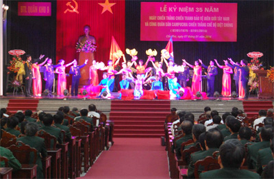 Quân khu 9: Kỷ niệm 35 năm ngày chiến thắng bảo vệ biên giới Tây nam 