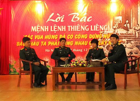 Tọa đàm “Lời Bác - mệnh lệnh thiêng liêng”