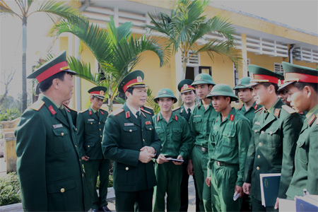 Bộ Tư lệnh Quân khu 4: Làm tốt công tác đón thanh niên mới nhập ngũ 