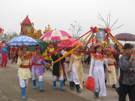 Khai hội đền A Sào