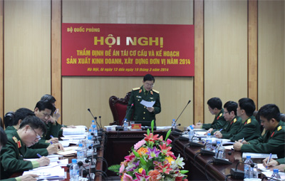 Hội nghị thẩm định đề án tái cơ cấu và kế hoạch sản xuất kinh doanh 