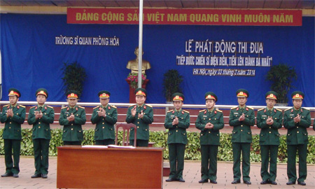 Phát động thi đua cao điểm “Tiếp bước chiến sĩ Điện Biên-tiến lên giành ba nhất”