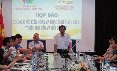 169 thí sinh vào vòng chung kết Liên hoan “Ca nhạc tuổi thơ”