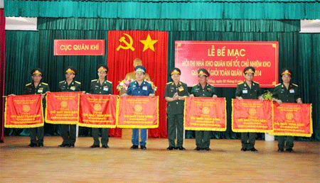 Kết thúc hội thi nhà kho quân khí tốt, chủ nhiệm kho quân khí giỏi toàn quân