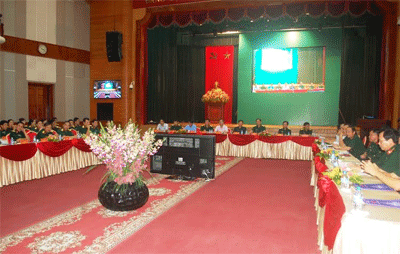 Trao đổi kinh nghiệm thực hiện nhiệm vụ quốc phòng, quân sự địa phương