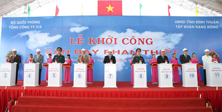 Khởi công dự án xây dựng sân bay Phan Thiết