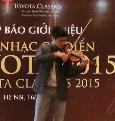 Hòa nhạc cổ điển Toyota 2015 quy tụ nhiều nghệ sĩ nổi tiếng của thế giới và Việt Nam
