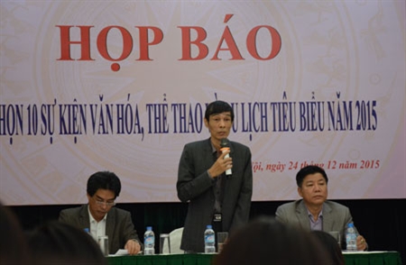 Bình chọn 10 sự kiện văn hóa, thể thao, du lịch tiêu biểu năm 2015