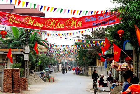 Xuân nông thôn vui nét mới cộng đồng