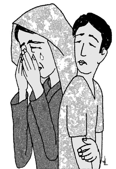 Bầu trời tình mẹ mưa lệ nhạt nhòa