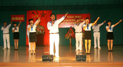 Khai mạc trại sáng tác văn học nghệ thuật về đề tài “Biển, đảo và người chiến sĩ Hải quân”
