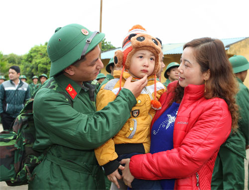 Các địa phương, đơn vị giao, nhận quân đợt 1 năm 2015