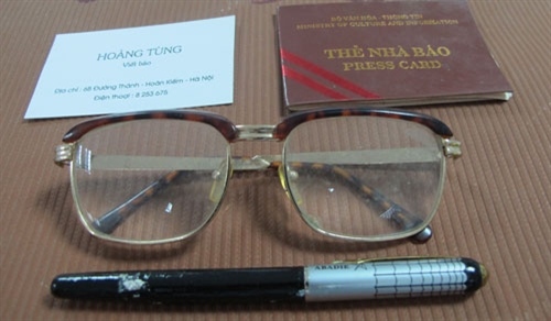 Nơi lưu giữ những hiện vật của các nhà báo