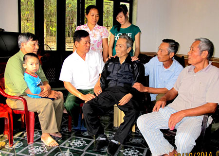 Thăm cựu chiến sĩ Trường Sa