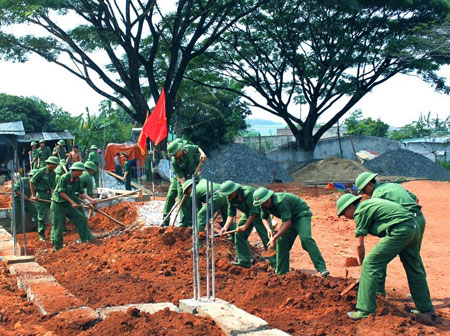 Những công trình thắm tình quân-dân ở Đăc Tô