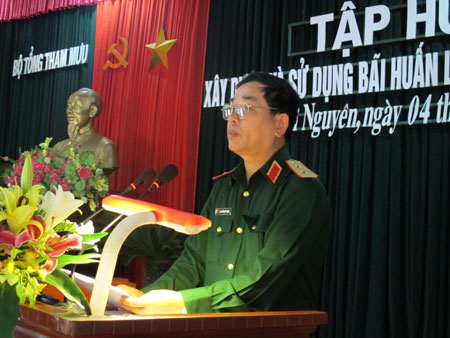 Tập huấn xây dựng và sử dụng bãi huấn luyện thể lực cấp tiểu đoàn