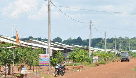 Làng kiểu mẫu ở biên giới Tây Nam 