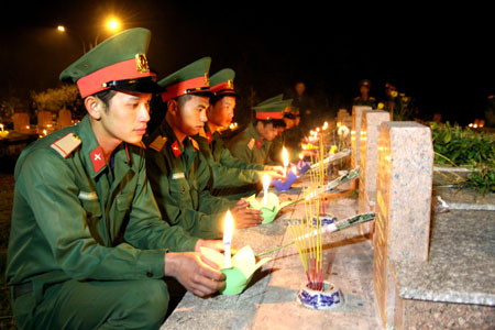 Tìm thân nhân 5 liệt sĩ hiện an táng tại xã Bình Định (Thăng Bình, Quảng Nam)