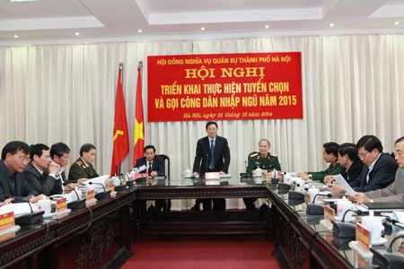 Phấn đấu hơn 40% công dân nhập ngũ tốt nghiệp đại học, cao đẳng, THCN
