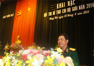 Khai mạc cuộc thi Bí thư chi bộ giỏi năm 2014
