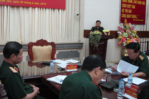 Quân ủy Trung ương kiểm tra Đảng ủy Quân khu 9