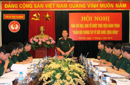 Hội nghị Ban chỉ đạo hành trình “Quân đội chung tay vì sức khỏe cộng đồng”