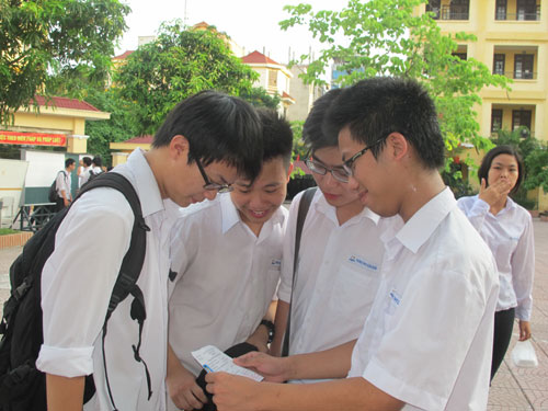 Nhiều thí sinh tự tin với bài thi môn Địa lý