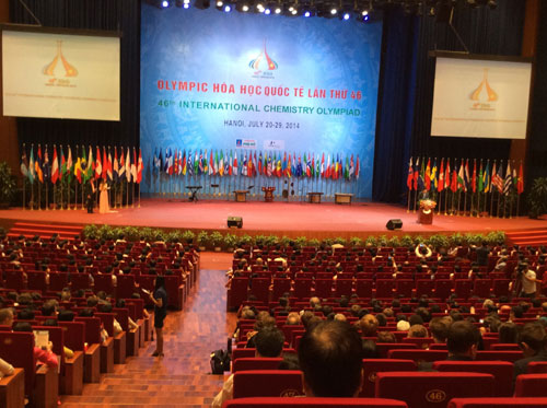 77 quốc gia và vùng lãnh thổ tham gia kỳ thi Olympic Hóa học quốc tế tại Việt Nam