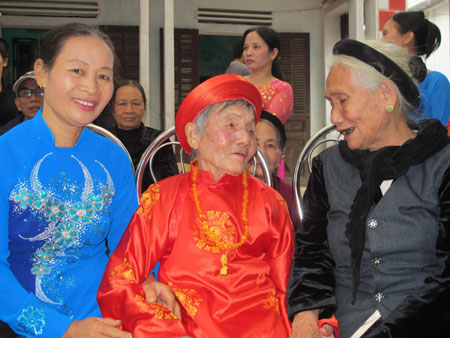 Niềm vui của mẹ Quy