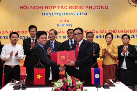Hội nghị song phương giữa NHNN Việt Nam và Ngân hàng CHDCND Lào