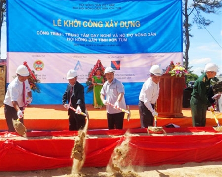 Kon Tum: Khởi công xây dựng Trung tâm dạy nghề và hỗ trợ nông dân