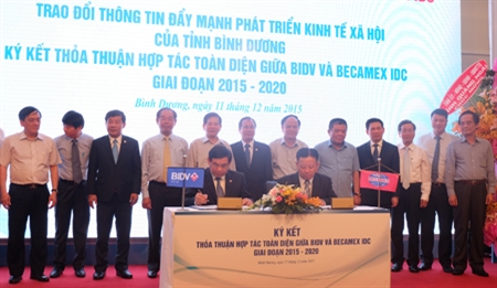 BIDV và Becamex IDC ký kết thỏa thuận hợp tác toàn diện