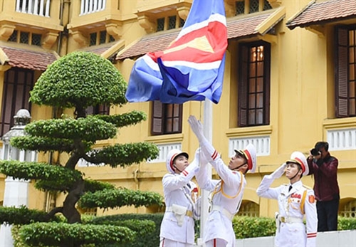 Bộ Ngoại giao tổ chức Lễ thượng cờ ASEAN tại Thủ đô Hà Nội