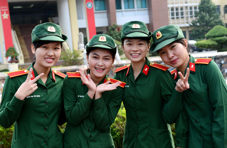 Tự hào là nữ quân nhân