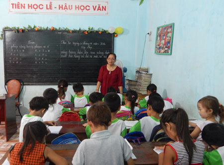 Lớp học tình thương giữa lòng thành phố