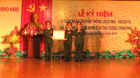 Kho K602 (Tổng cục Công nghiệp Quốc phòng): Kỷ niệm 50 năm ngày truyền thống 