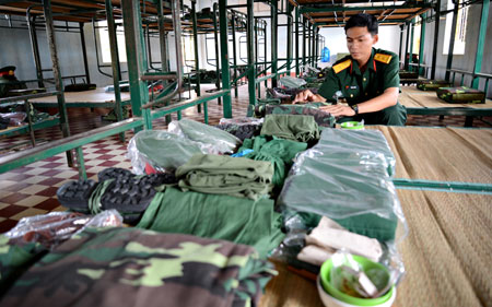 Trung đoàn 9 sẵn sàng tiếp nhận, huấn luyện chiến sĩ mới