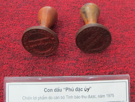 “Ấn tín” của Phủ Đặc ủy Trung ương tình báo ngụy