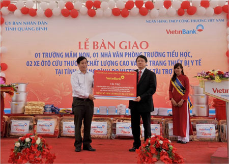 VietinBank - Doanh nghiệp tiên phong thực hiện trách nhiệm xã hội