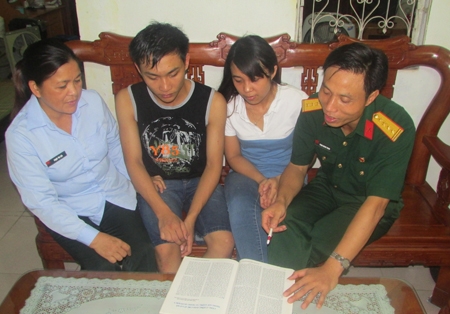 Ấm tình gia đình quân nhân