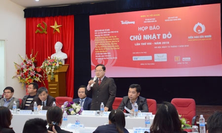 22 tỉnh, thành phố tham gia ngày hội “Chủ nhật Đỏ” 2016