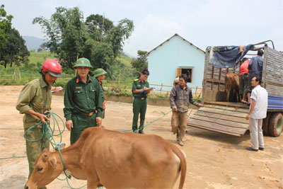 Cảm ơn bộ đội Đoàn Kinh tế - Quốc phòng 337