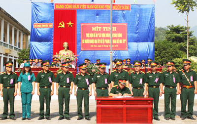 Ra quân thực hiện đề án xây dựng đơn vị không có ma túy