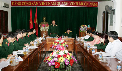 Ban chỉ đạo 24-Bộ Quốc phòng kiểm tra tại Quân khu 4