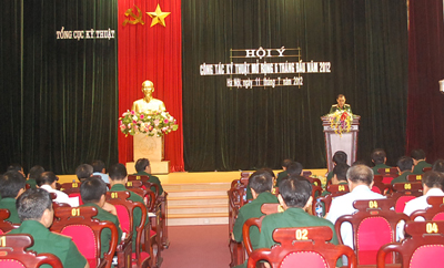 Hội ý công tác kỹ thuật toàn quân 6 tháng đầu năm