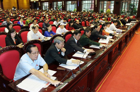 Quốc hội thông qua Hiến pháp nước Cộng hòa xã hội chủ nghĩa Việt Nam (sửa đổi)